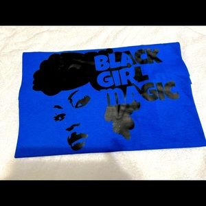 Hand pressed Gildan Tshirt blue xl